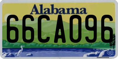 AL license plate 66CA096