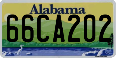 AL license plate 66CA202