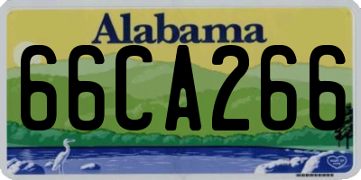 AL license plate 66CA266