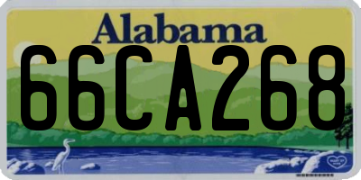 AL license plate 66CA268