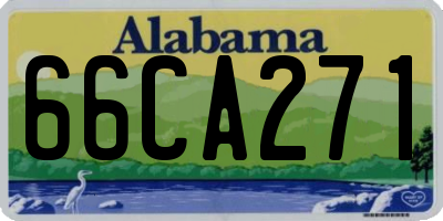 AL license plate 66CA271