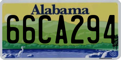 AL license plate 66CA294