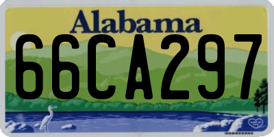 AL license plate 66CA297