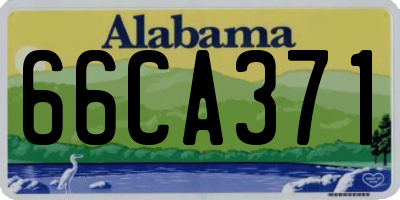 AL license plate 66CA371