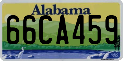 AL license plate 66CA459