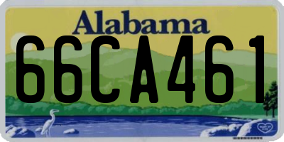 AL license plate 66CA461
