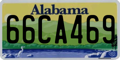 AL license plate 66CA469