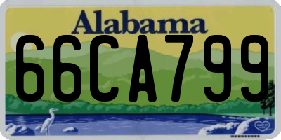 AL license plate 66CA799