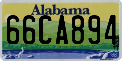 AL license plate 66CA894