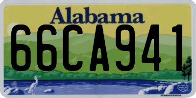 AL license plate 66CA941