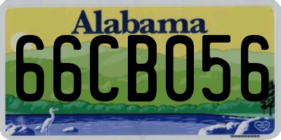 AL license plate 66CB056