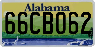 AL license plate 66CB062