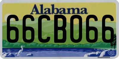 AL license plate 66CB066