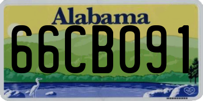 AL license plate 66CB091