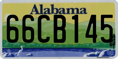 AL license plate 66CB145