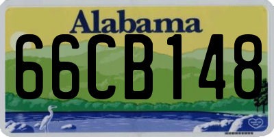 AL license plate 66CB148