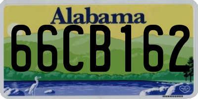 AL license plate 66CB162