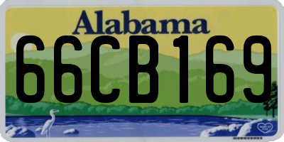 AL license plate 66CB169