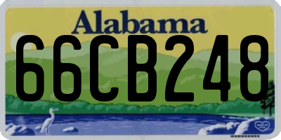 AL license plate 66CB248