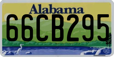AL license plate 66CB295