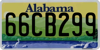 AL license plate 66CB299