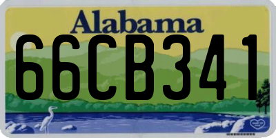 AL license plate 66CB341