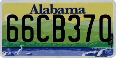 AL license plate 66CB370