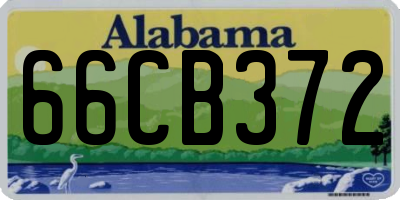 AL license plate 66CB372