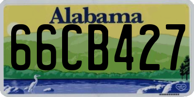 AL license plate 66CB427