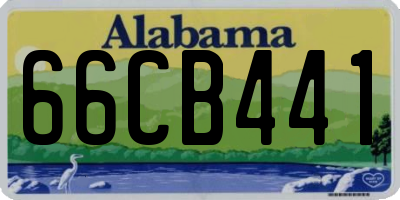 AL license plate 66CB441