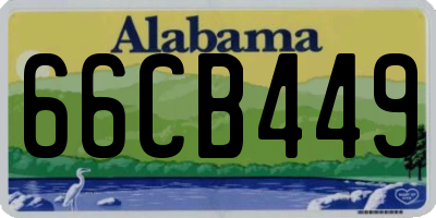 AL license plate 66CB449