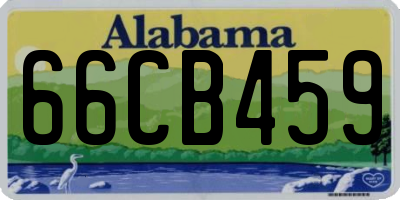 AL license plate 66CB459