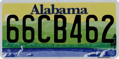 AL license plate 66CB462