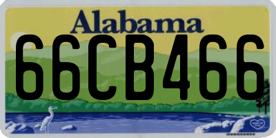 AL license plate 66CB466