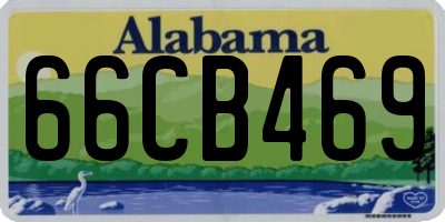 AL license plate 66CB469