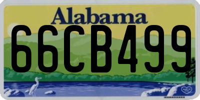 AL license plate 66CB499