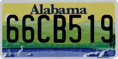 AL license plate 66CB519