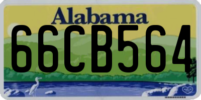 AL license plate 66CB564