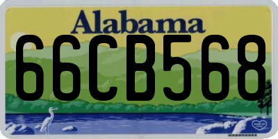 AL license plate 66CB568