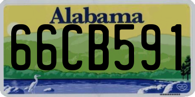 AL license plate 66CB591