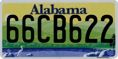 AL license plate 66CB622