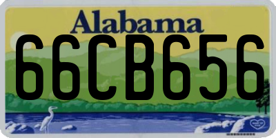 AL license plate 66CB656