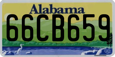AL license plate 66CB659