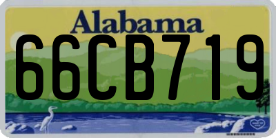 AL license plate 66CB719