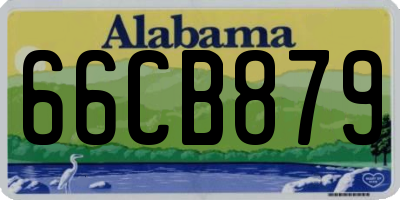 AL license plate 66CB879