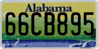 AL license plate 66CB895