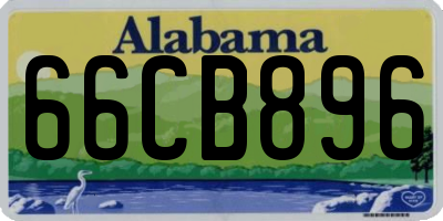AL license plate 66CB896