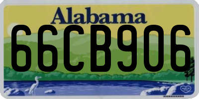 AL license plate 66CB906