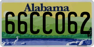 AL license plate 66CC062