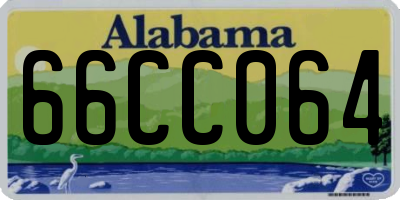 AL license plate 66CC064